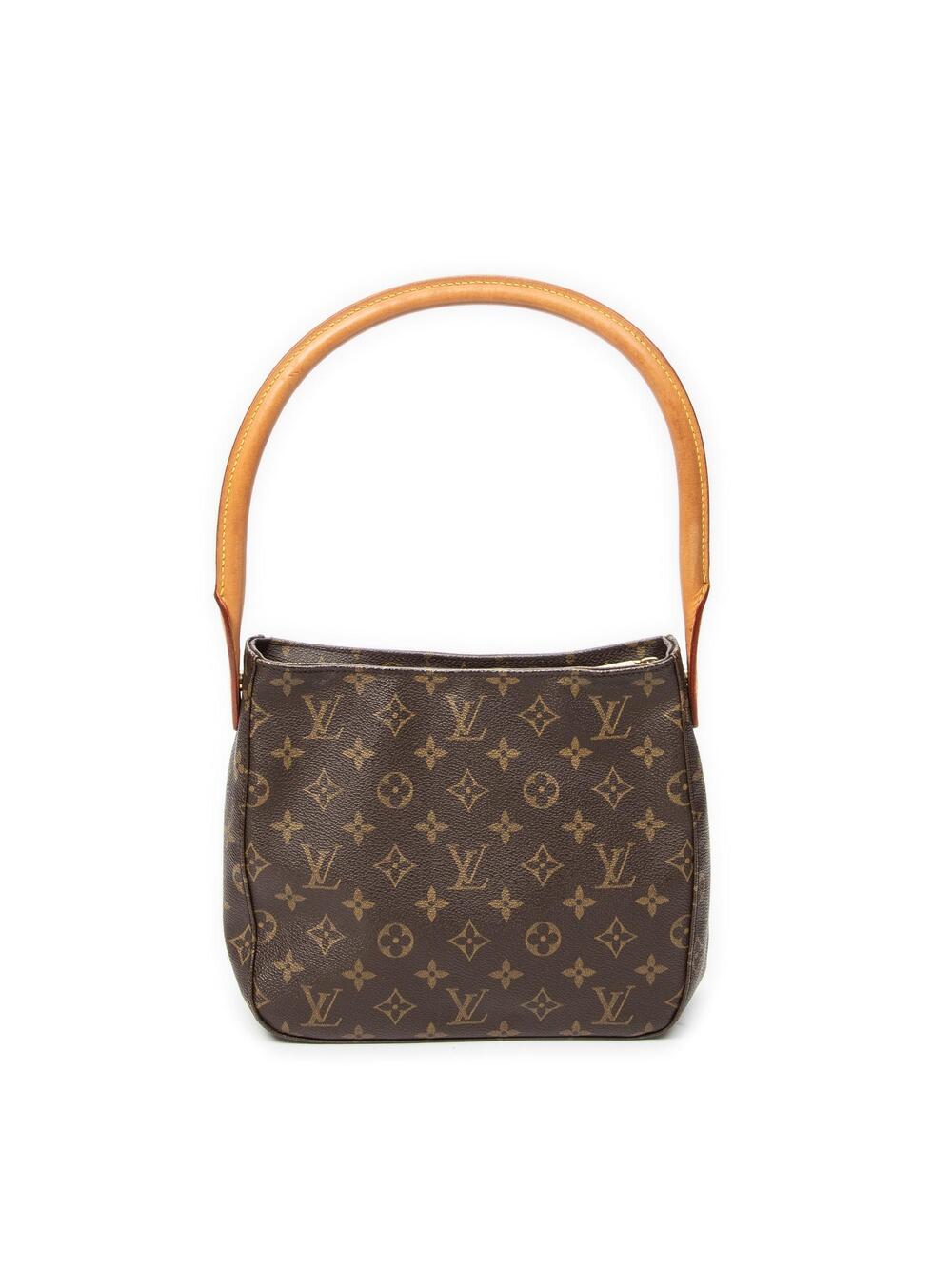 Louis Vuitton Looping Handbag Canvas Mm #355534L11B